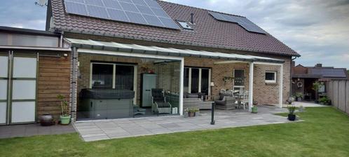 Terras overkapping met glazen schuifwanden., Tuin en Terras, Overkappingen, Gebruikt, Veranda, Ophalen