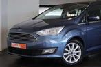 Ford Grand C-Max 1.5 EcoBoost Titanium 7pl. PANO Navi Garant, Auto's, Ford, Stof, Gebruikt, 4 cilinders, Blauw