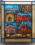 Kapelle-op-den-Bos Glas in lood, Antiek en Kunst, Antiek | Glaswerk en Kristal, Ophalen