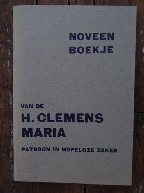 Noveen boekje van de H. Clemens Noveenboekje Heilige Clemens, Boeken, Godsdienst en Theologie, Zo goed als nieuw, Christendom | Katholiek