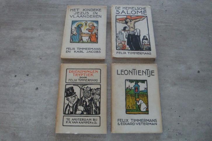 VIER BOEKJES VAN FELIX TIMMERMANS, Boeken, Literatuur, Gelezen, Ophalen of Verzenden