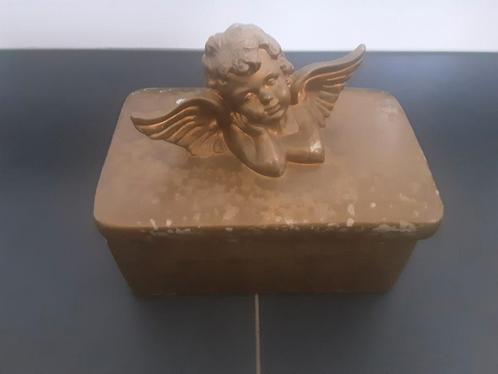 Boîte de rangement en céramique Florissima avec Angel., Antiquités & Art, Antiquités | Céramique & Poterie, Enlèvement ou Envoi