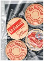 BIERVILTJES LA SLAVIA, Verzamelen, Biermerken, Verzenden, Nieuw, Viltje(s)