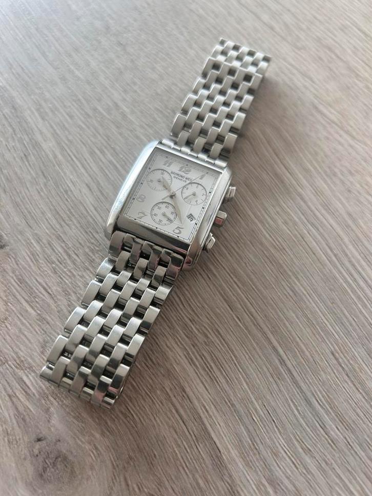 Raymond Weil Don Giovanni 4873 - quartz chronograaf., Handtassen en Accessoires, Horloges | Heren, Gebruikt, Polshorloge, Overige merken