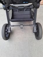 Buggy & draagmand - Pericles Crios 3.0 - antraciet/cognac, Kinderen en Baby's, Kinderwagens en Combinaties, Gebruikt, Verstelbare duwstang