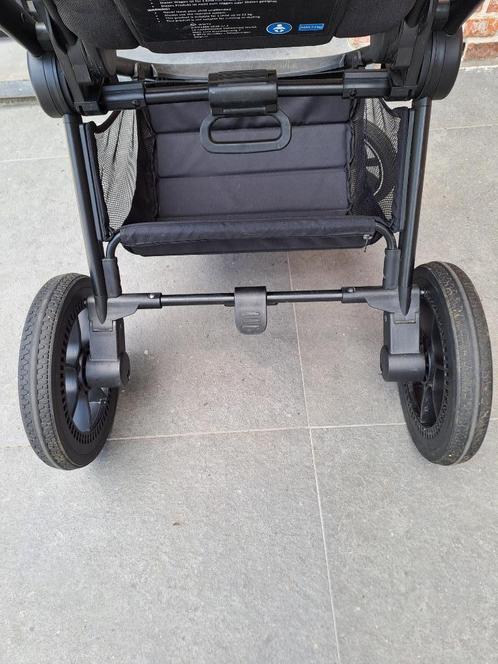 Buggy & draagmand - Pericles Crios 3.0 - antraciet/cognac, Kinderen en Baby's, Kinderwagens en Combinaties, Gebruikt, Combiwagen