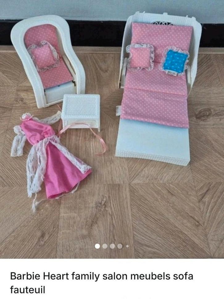 Barbie heart family, Kinderen en Baby's, Speelgoed | Poppen, Gebruikt, Barbie, Ophalen of Verzenden