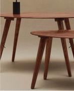 Walnoot oak salon tafel + tafeltje Zara Home, Huis en Inrichting, Ophalen, Zo goed als nieuw