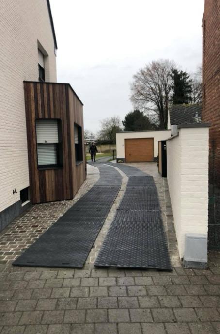 Kunststof rijplaten te koop!, Doe-het-zelf en Bouw, Platen en Panelen, Ophalen