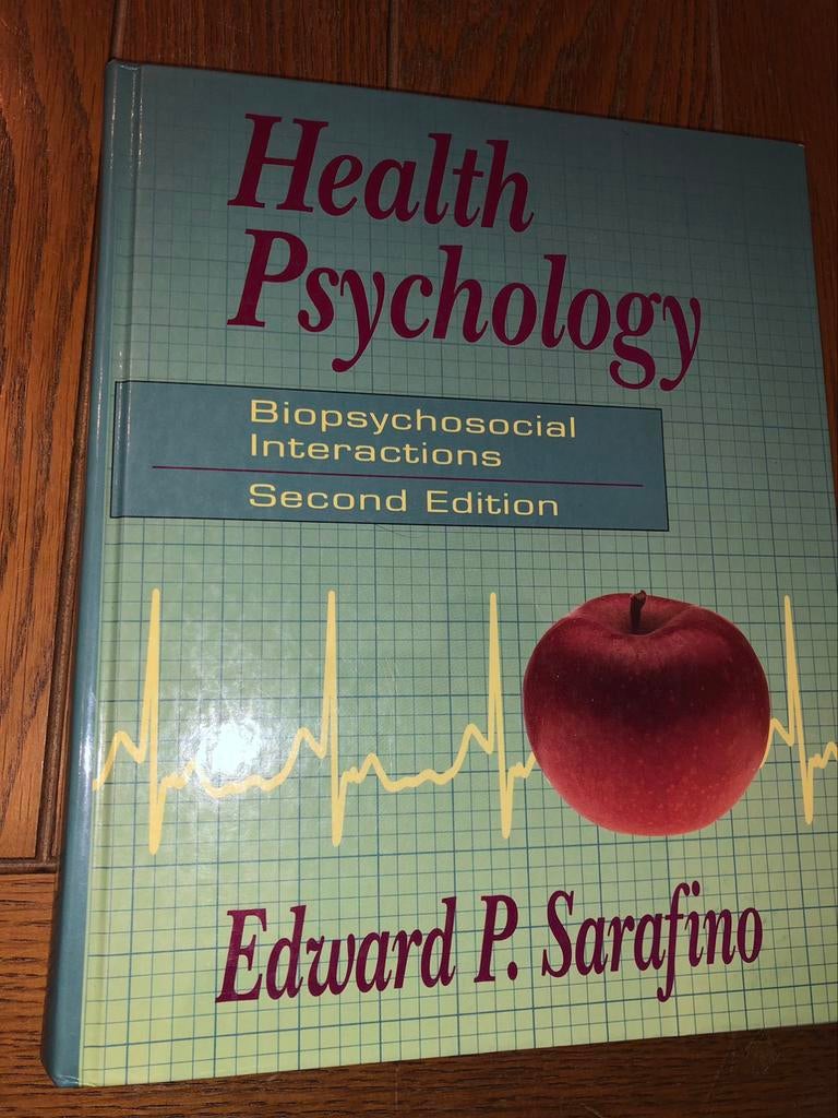 Sarafino E. - Health Psychology. Biosocial Interactions., Ophalen of Verzenden, Zo goed als nieuw, Sociale psychologie, Sarafino Edward P.