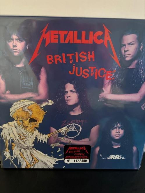 LP box - Metallica - British justice, Cd's en Dvd's, Vinyl | Hardrock en Metal, Zo goed als nieuw, Ophalen of Verzenden