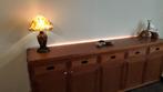 Complete living Massief Teakhout Redwood Canada Handmade, Huis en Inrichting, Complete eetkamers, Ophalen, Gebruikt, Teakhout Massief
