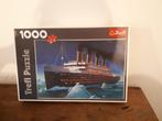 Puzzel (1000 stukjes) Titanic, Ophalen of Verzenden, 500 t/m 1500 stukjes, Zo goed als nieuw, Legpuzzel