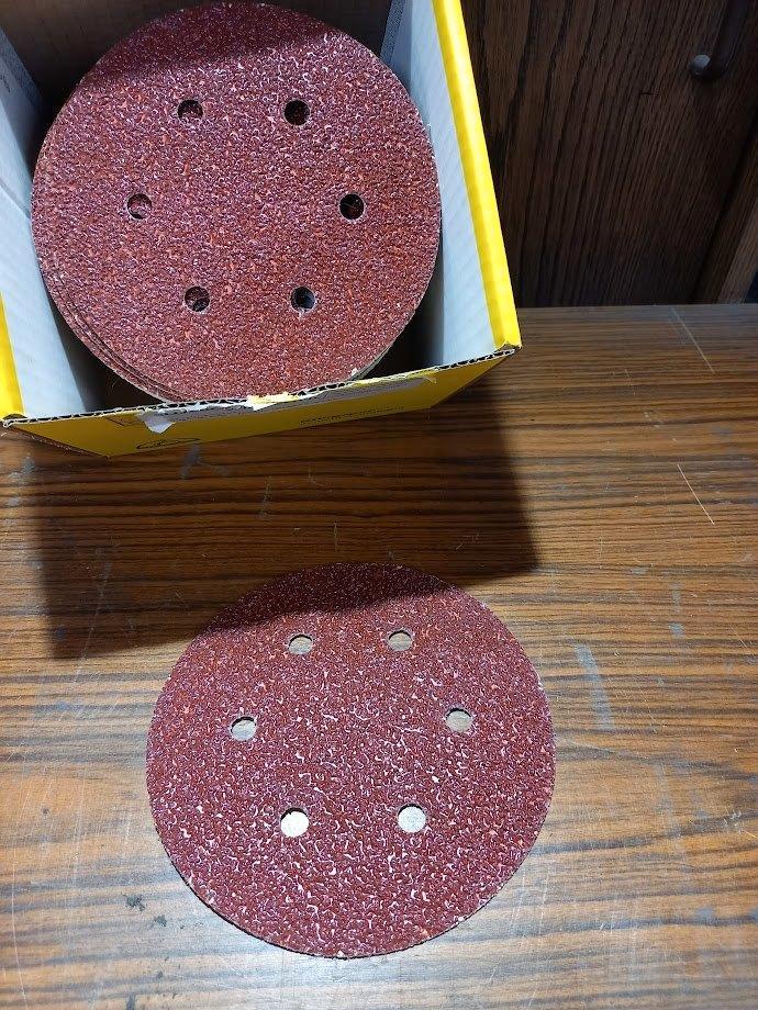 42 stuks schuurschijven Klingspor dia 150 mm - korrel 24, Doe-het-zelf en Bouw, Gereedschap | Schuurmachines, Nieuw, Excentrische schuurmachine