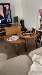 Set salon tafels IKEA walnoot, Huis en Inrichting, Tafels | Salontafels, Ophalen, Zo goed als nieuw, Scandinavisch