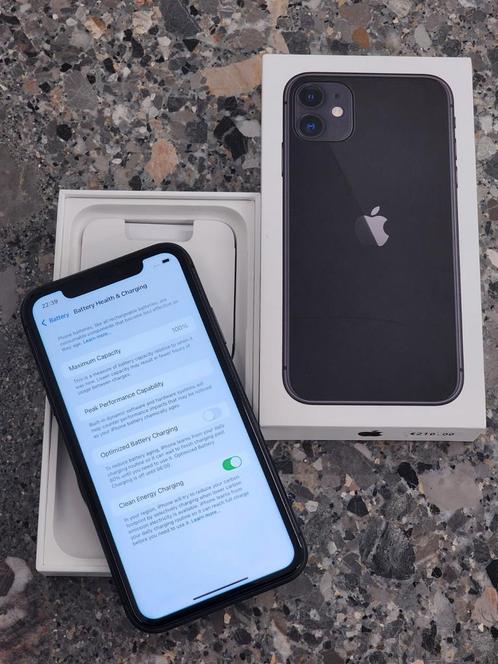 Iphone 11 64Gb, Telecommunicatie, Mobiele telefoons | Hoesjes en Screenprotectors | Apple iPhone, Zo goed als nieuw, iPhone XS