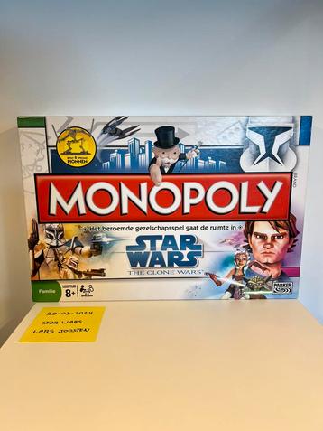 Star Wars The Clone Wars Monopoly 