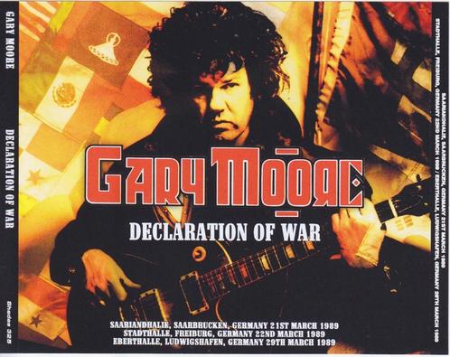 5 CD's Gary MOORE - Declaration Of War - Live German Tour 19, CD & DVD, CD | Hardrock & Metal, Neuf, dans son emballage, Envoi