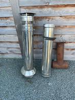 Dakdoorvoer /Kachelbuizen dubbelwandig, Ophalen, Gebruikt, Vrijstaand