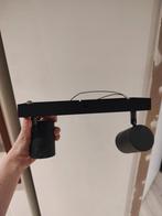 plafondlamp zwart 2-lichts verstelbaar rechthoeki, Enlèvement