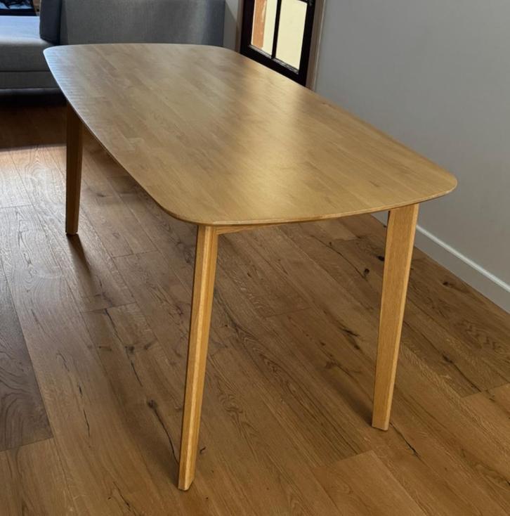 Houten tafel, Huis en Inrichting, Tafels | Eettafels, Zo goed als nieuw, 50 tot 100 cm, 150 tot 200 cm, Vijf personen of meer