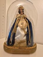 Mariabeeld met kind  onder stolp, Antiek en Kunst, Ophalen of Verzenden