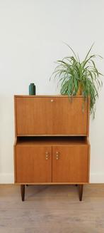 Vintage retro secretaire lowboard highboard sideboard, Ophalen, Zo goed als nieuw