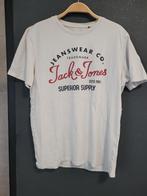 T-shirt blanc Jack&Jones taille L, Vêtements | Hommes, T-shirts, Comme neuf, Jack and Jones, Enlèvement, Taille 52/54 (L)