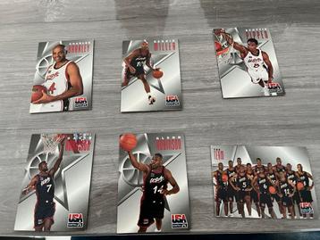 Skybox USA 96 Texaco Basketball, Hobby & Loisirs créatifs, Enlèvement ou Envoi, Utilisé, Plusieurs cartes