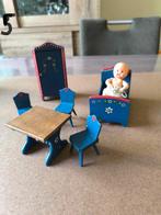 vintage minislaapkamer, Kinderen en Baby's, Speelgoed | Houten speelgoed, Ophalen of Verzenden