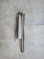 Zilver kleurige oude Pepiter (compact opvouwbaar), Ophalen of Verzenden, Gebruikt, Muziekstandaard