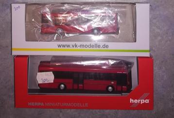Herpa DB Banbus + VK OBB Bahnbus H0 beschikbaar voor biedingen