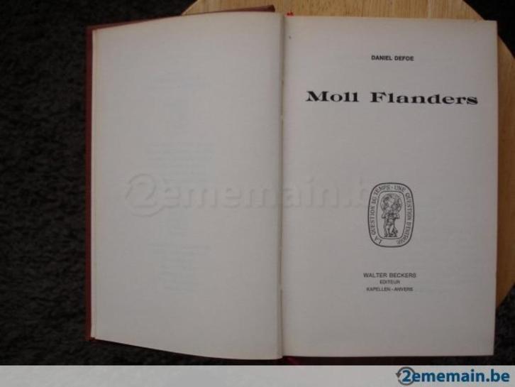 Moll Flanders, Daniel Defoe, Livres, Romans, Utilisé, Enlèvement ou Envoi