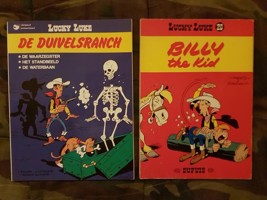 Lucky Luke strips, Ophalen of Verzenden, Gelezen