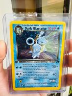Dark blastoise 1st edition team rocket, Ophalen of Verzenden, Zo goed als nieuw, Losse kaart, Foil