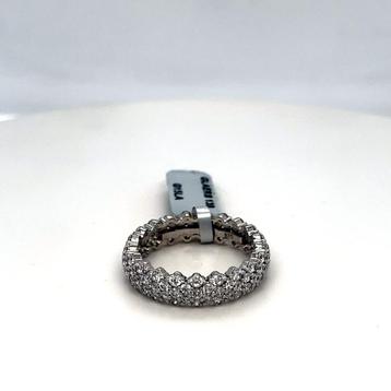 SILVER 925 ZIRCON "MARQUISE" ETERNITY RING beschikbaar voor biedingen