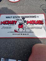 Emaille bord Mickey Mouse, Verzamelen, Disney, Mickey Mouse, Zo goed als nieuw, Ophalen