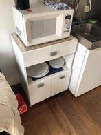 keukenkastje op wielen (88x60x40) - ideaal voor studenten, Huis en Inrichting, Kasten | Ladekasten, Ophalen, Gebruikt, 1 of 2 laden