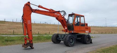 Atlas 1302E mobielekraan met kenteken 1302 E (bj 1984), Zakelijke goederen, Machines en Bouw | Kranen en Graafmachines, Graafmachine
