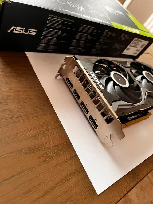 INNO3D GTX 1660 SUPER Twin X2 – 6GB GDDR6 – Zeer goede staat, Computers en Software, Videokaarten, Zo goed als nieuw, Nvidia, PCI