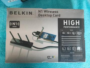 Belkin N1 Wireless Desktop Card beschikbaar voor biedingen