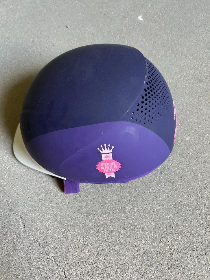 Paardrijhelm Fouganza, Animaux & Accessoires, Vêtements d'équitation, Comme neuf, Enfants, Bombe, Enlèvement