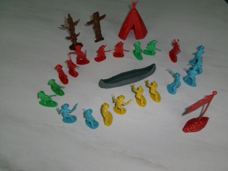 Plastieke wilde westen, Verzamelen, Speelgoed, Gebruikt, Ophalen of Verzenden