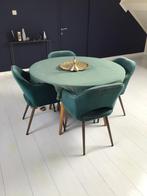 Table et Chaises velours, Gebruikt, 50 tot 100 cm, Rond, 50 tot 100 cm