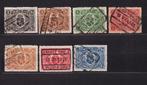 België Spoorwegzegels 1921-22 TR128-TR134 gestempeld, Postzegels en Munten, Verzenden, Gestempeld, Gestempeld