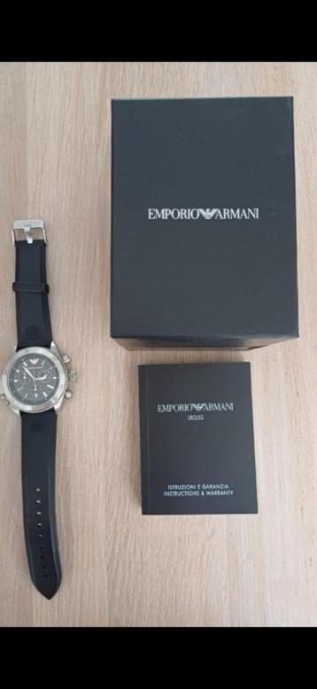 Horloge van Emporio Armani + originele doosje en boekje .   beschikbaar voor biedingen
