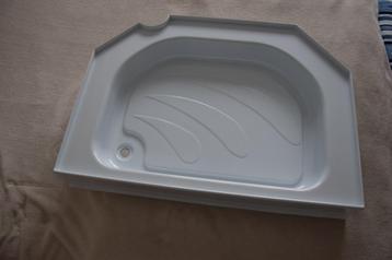 Receveur de douche neuf en PVC pour caravanes - 85cm x 62cm