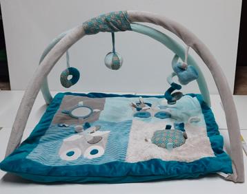 Tapis d’éveil Nattou bleu – Très bon état – complet beschikbaar voor biedingen