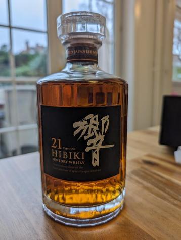 Hibiki 21 Whisky van Suntory, 70cl. Ongeopend met doos. Zeld