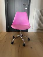 Bureaustoel, Huis en Inrichting, Bureaustoelen, Ophalen, Gebruikt, Roze, Bureaustoel